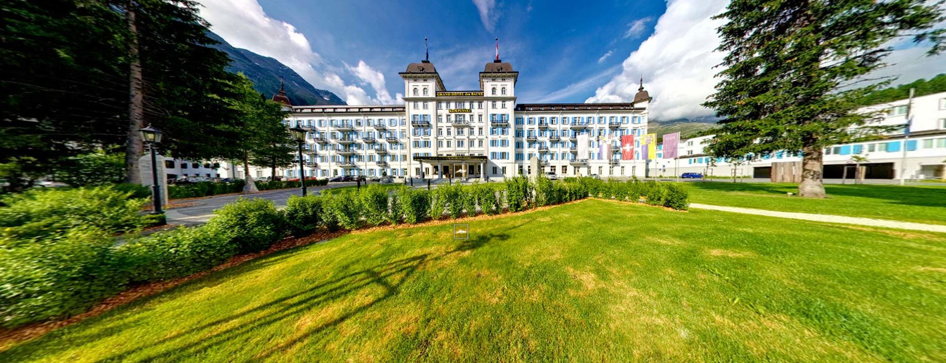 the Kempinski Grand Hotel des Bains, your gateway to the spectacular St Moritz. Situated in the Upper Engadine and easily accessible by road or rail, the hotel offers five-star luxury in a breathtaking mountain setting.