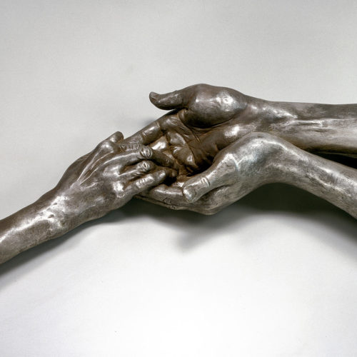 Louise-Bourgeois-The-Welcoming-Hands-,Bronze-with-silver-nitrate-patina-,-polished GALERIE KARSTEN GREVE AG